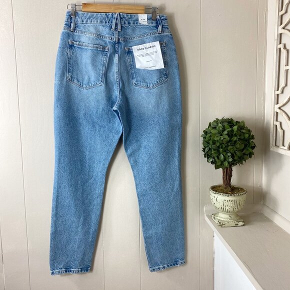 NWT Good American High Rise Straight Leg in Indigo Size 31 - Picture 4 of 6